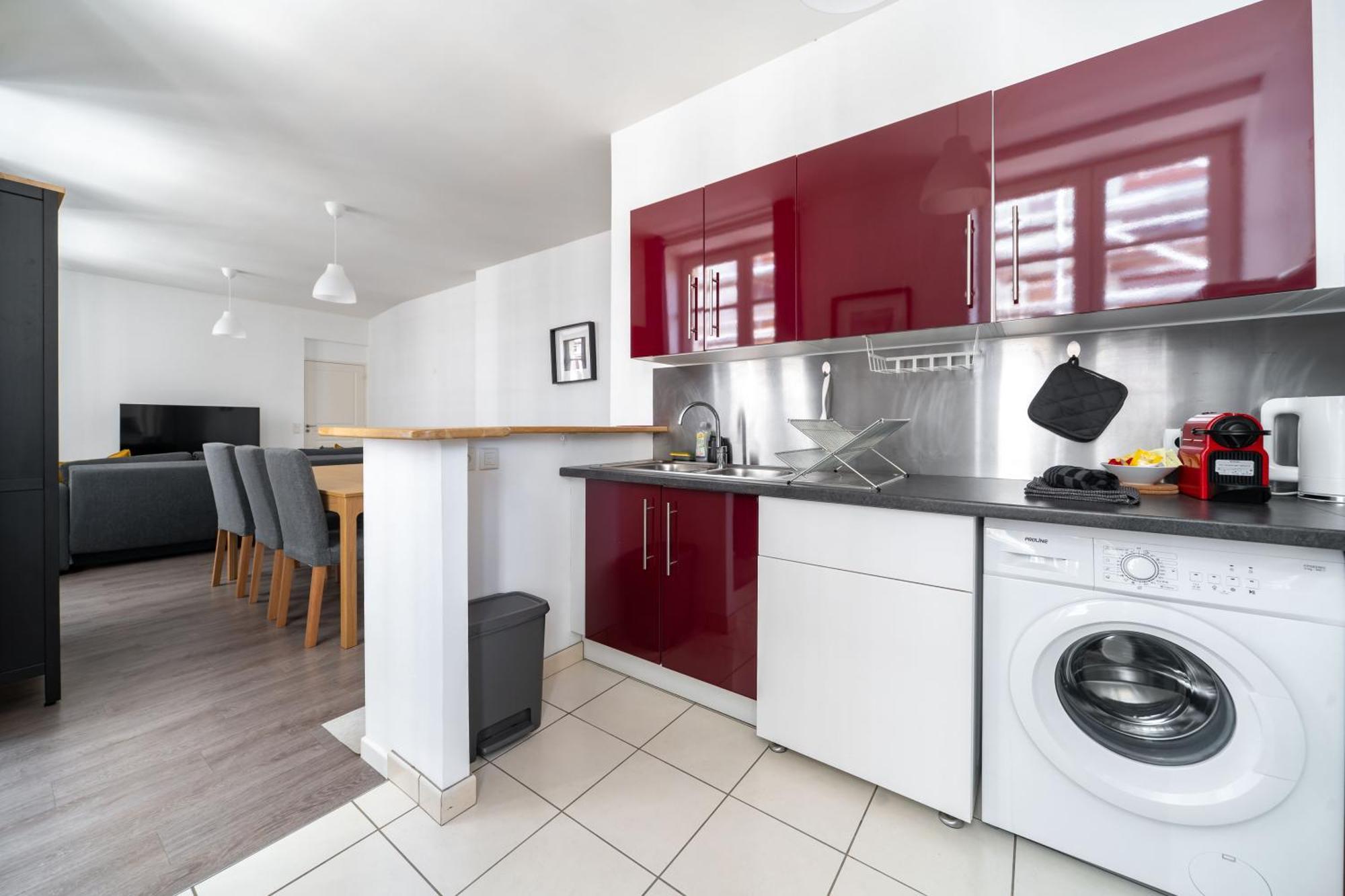 Le Brit - Grand Appartement Design, 3 Chambres, Centre Ville 维琪 外观 照片
